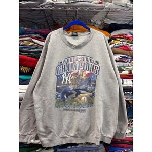 Vintage Starter 1998 World Series Champions New York Yankees Sweatshirt XL Gray